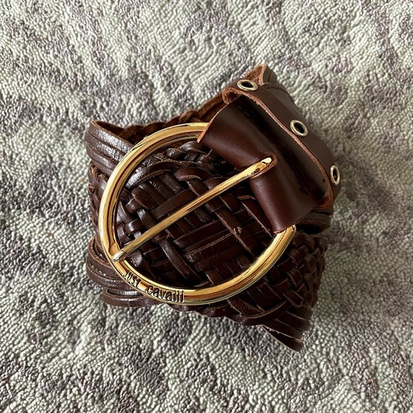 Just Cavalli Leather Braided Belt main image 13